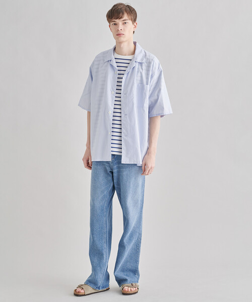 ORCIVAL(オーシバル)の「ORCIVAL | ワイドクルーネックTシャツ MEN(Tシャツ/カットソー・メンズ・ブルー系その他/グレー系その他/ブルー系その他2/ブラック系その他・4/5)」の15枚目の写真