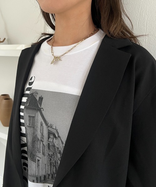 un dix cors(アンディコール)の「変形メタルマンテルネックレス(ネックレス・レディース・ゴールド・FREE)」の3枚目の写真