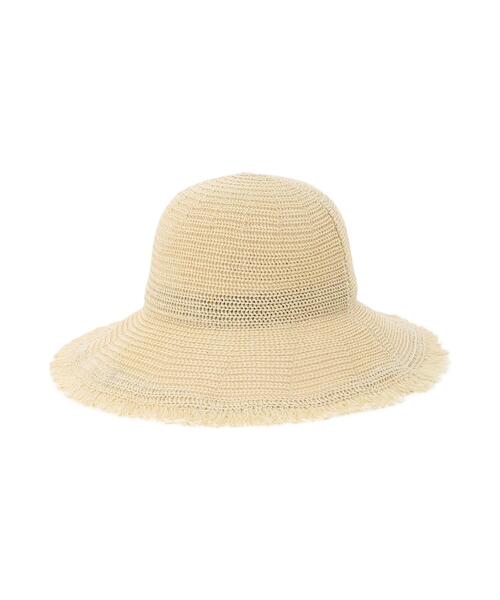 Lugnoncure（ルノンキュール）の「フリンジサーモハット（ハット・レディース・ブラウン/ベージュ・ﾌﾘ-）」の5枚目の写真