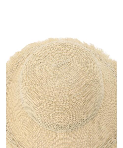 Lugnoncure（ルノンキュール）の「フリンジサーモハット（ハット・レディース・ブラウン/ベージュ・ﾌﾘ-）」の6枚目の写真