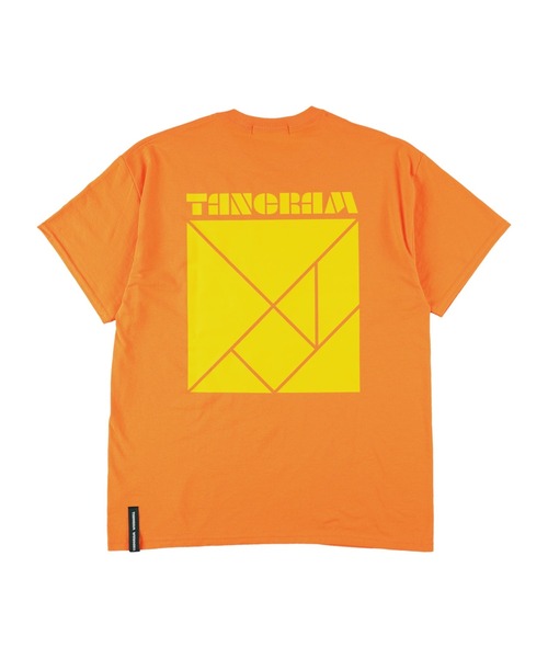 TANGRAM（タングラム）の「NEON LOGO TEE（Tシャツ/カットソー・メンズ・イエロー/オレンジ・XS/S/M/L/XL）」の2枚目の写真