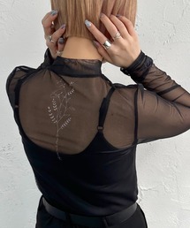 apres jour mignon | フラワータトゥートップス【ZOZOTOWN限定アイテム】(Tシャツ/カットソー)