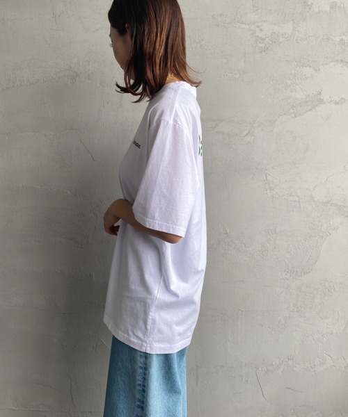 Barbour（バブアー）の「[Barbour/バブアー] ベーシックロゴ バックプリントTシャツ（Tシャツ/カットソー・レディース・ブラック/ホワイト/グリーン・L/M/S/XL）」の7枚目の写真