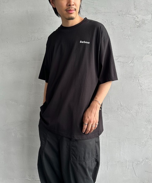 Barbour（バブアー）の「[Barbour/バブアー] ベーシックロゴ バックプリントTシャツ（Tシャツ/カットソー・レディース・ブラック/ホワイト/グリーン・L/M/S/XL）」の20枚目の写真