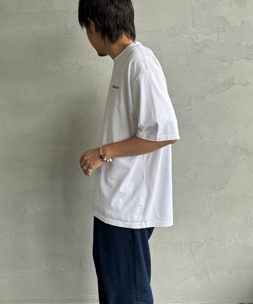 Barbour（バブアー）の「[Barbour/バブアー] ベーシックロゴ バックプリントTシャツ（Tシャツ/カットソー・レディース・ブラック/ホワイト/グリーン・L/M/S/XL）」の17枚目の写真