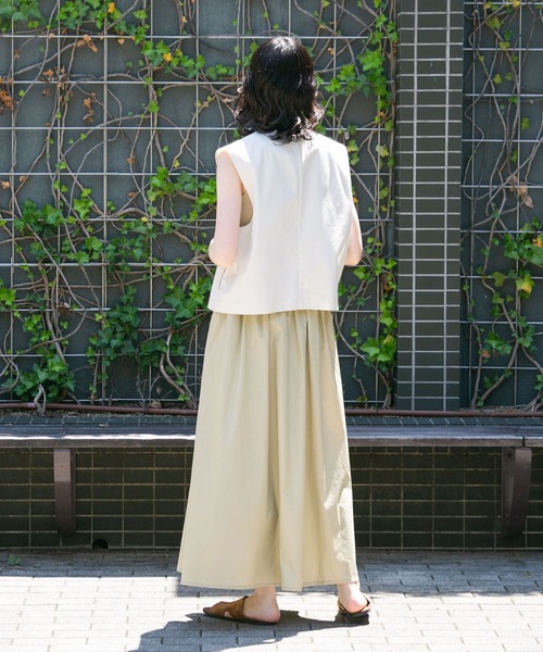 KBF(ケイビーエフ)の「2WAYリブタンクギャザーワンピース(ワンピース・レディース・ブラック/ブラウン/ベージュ・ONE)」の10枚目の写真