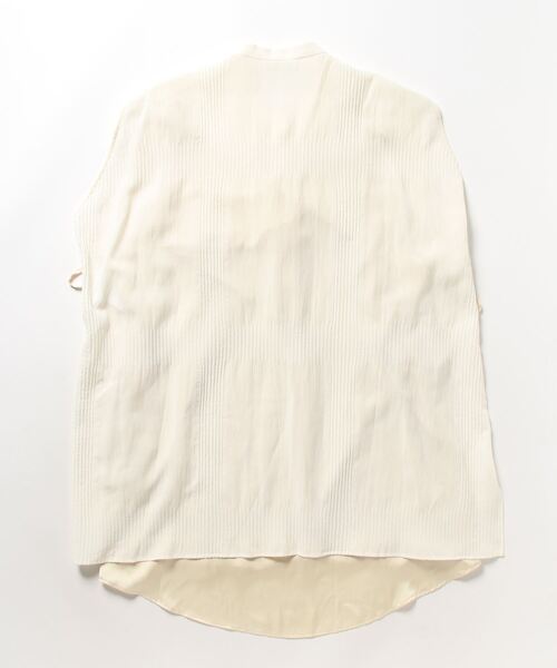 rito structure◆半袖ブラウス/1/ウール/BEG/077R23S048B rito structure 「rito structure」 半袖シャツ 1 ホワイト