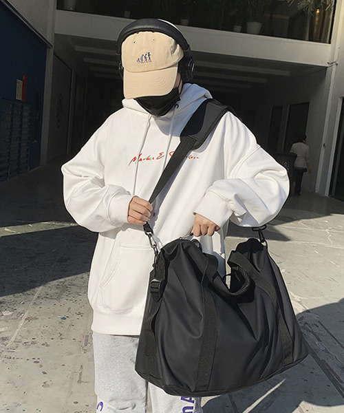 c.u.l(シーユーエル)の「ユニセックス 大容量ナイロンボストンバッグ cula656(ボストンバッグ・レディース・カーキ/グレー/ブラック・FREE)」の15枚目の写真
