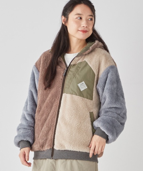 KRIFF MAYER Lady's Collection(クリフメイヤーレディースコレクション)の「ひっくりJK(その他アウター・レディース・その他6/その他5/カラフル/カーキ/ナチュラル/ブラック・LARGE/MEDIUM)」の3枚目の写真