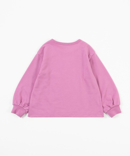 trois lapins kp（トロワラパンケーピー）の「お花刺しゅう ミニ裏毛トレーナー(100~150cm)（スウェット・キッズ・ピンク/ナチュラル・130cm/110cm/120cm/140cm/100cm/150cm）」の12枚目の写真