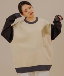 【LOGAN/ローガン別注】Color Block CrewNeck / UNISEX