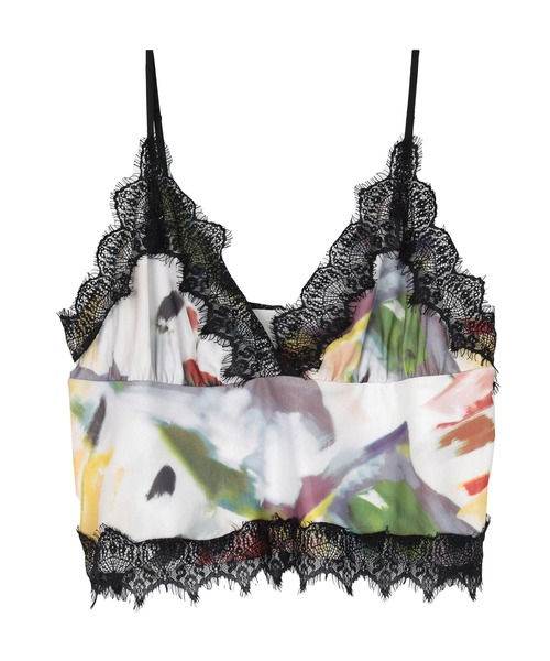 miette（ミエット）の「プリントチュールキャミソールビスチェ（キャミソール・レディース・マルチ/ネイビー/ブラック・FREE）」の11枚目の写真