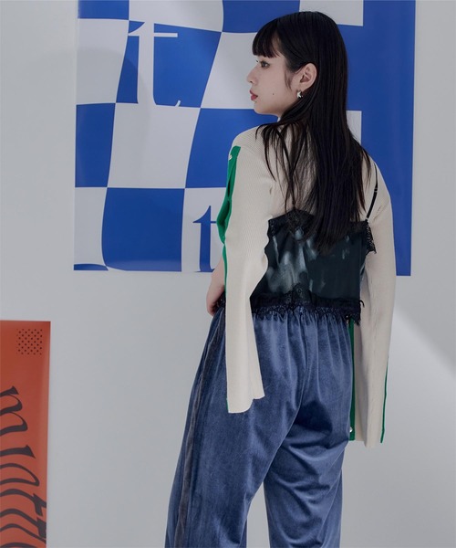 miette（ミエット）の「プリントチュールキャミソールビスチェ（キャミソール・レディース・マルチ/ネイビー/ブラック・FREE）」の18枚目の写真