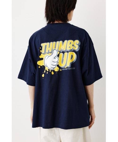 RODEO CROWNS WIDE BOWL（ロデオクラウンズワイドボウル）の「THUMBS UP Tシャツ（Tシャツ/カットソー・メンズ・ホワイト/オレンジ/ネイビー・LARGE/MEDIUM）」の2枚目の写真