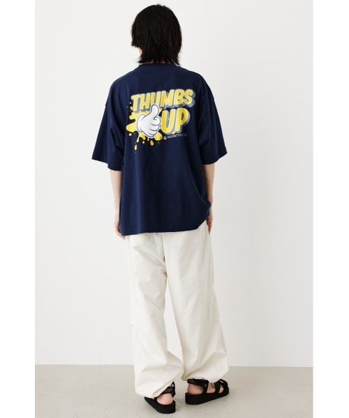 RODEO CROWNS WIDE BOWL（ロデオクラウンズワイドボウル）の「THUMBS UP Tシャツ（Tシャツ/カットソー・メンズ・ホワイト/オレンジ/ネイビー・LARGE/MEDIUM）」の17枚目の写真