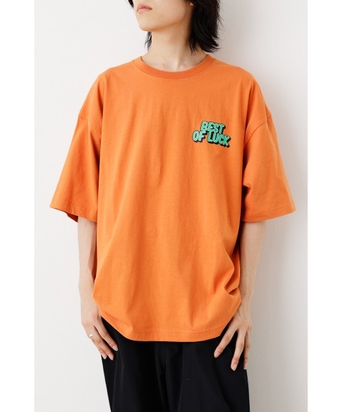 RODEO CROWNS WIDE BOWL（ロデオクラウンズワイドボウル）の「THUMBS UP Tシャツ（Tシャツ/カットソー・メンズ・ホワイト/オレンジ/ネイビー・LARGE/MEDIUM）」の15枚目の写真