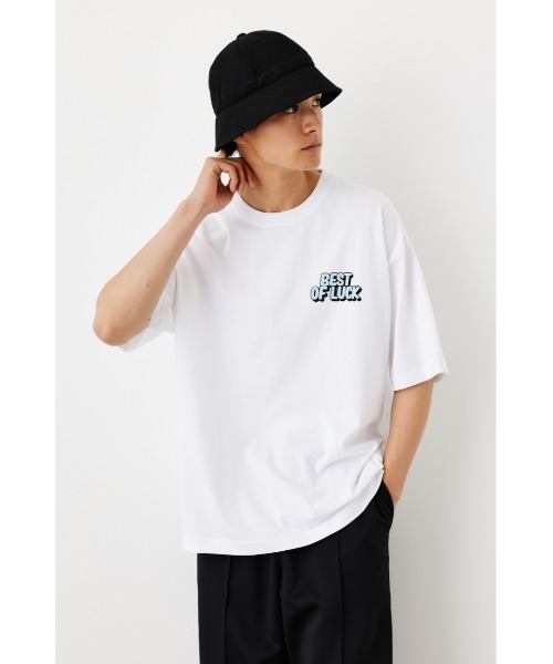 RODEO CROWNS WIDE BOWL（ロデオクラウンズワイドボウル）の「THUMBS UP Tシャツ（Tシャツ/カットソー・メンズ・ホワイト/オレンジ/ネイビー・LARGE/MEDIUM）」の5枚目の写真