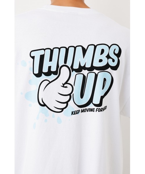 RODEO CROWNS WIDE BOWL（ロデオクラウンズワイドボウル）の「THUMBS UP Tシャツ（Tシャツ/カットソー・メンズ・ホワイト/オレンジ/ネイビー・LARGE/MEDIUM）」の6枚目の写真