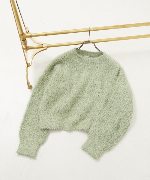 FREAK'S STORE（フリークスストア）の「限定展開　フェザーヤーン ニットプルオーバー（ニット/セーター・レディース・ブルー/ブラック/ナチュラル/グリーン・ﾌﾘ-）」の17枚目の写真