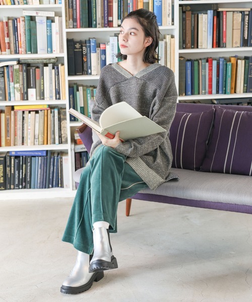 nikoマントルピース　アンジュタイプ niko and（ニコアンド）の「オリジナル厚底ゴアブーツ（ブーツ