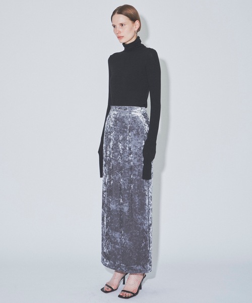 yae（ヤエ）の「Super long sleeve inner top/スーパーロングスリーブインナートップス（Tシャツ/カットソー・レディース・ブラック/ホワイト/ピンク/ライトブルー・FREE）」の5枚目の写真