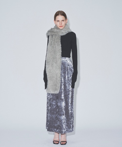 yae（ヤエ）の「Super long sleeve inner top/スーパーロングスリーブインナートップス（Tシャツ/カットソー・レディース・ブラック/ホワイト/ピンク/ライトブルー・FREE）」の8枚目の写真