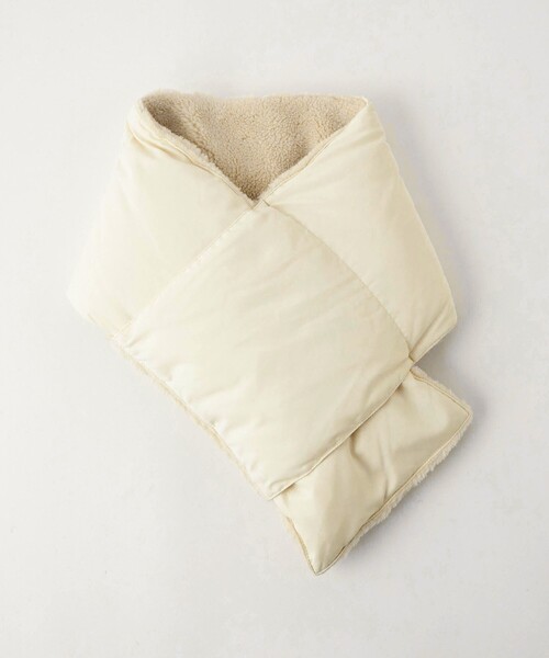 TAION（タイオン）の「【別注】＜TAION＞ダウンボア マフラー②（マフラー・レディース・ブラック/モカ/オフホワイト/ダークグレー/その他1/その他2・FREE）」の2枚目の写真