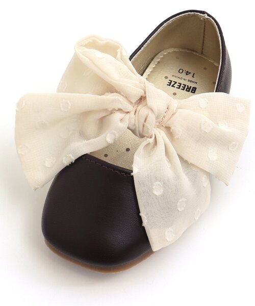 BREEZE（ブリーズ）の「リボンフラットシューズ（パンプス・キッズ・ブラック/ブラウン・16/19/18/15 /17/14）」の10枚目の写真