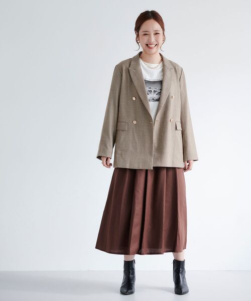 le.coeur blanc（ルクールブラン）の「モノクロフォトロンTEE（Tシャツ/カットソー・レディース・A/B・38）」の3枚目の写真