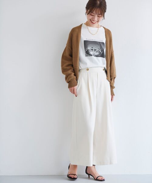 le.coeur blanc（ルクールブラン）の「モノクロフォトロンTEE（Tシャツ/カットソー・レディース・A/B・38）」の7枚目の写真