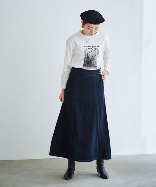 le.coeur blanc（ルクールブラン）の「モノクロフォトロンTEE（Tシャツ/カットソー・レディース・A/B・38）」の9枚目の写真