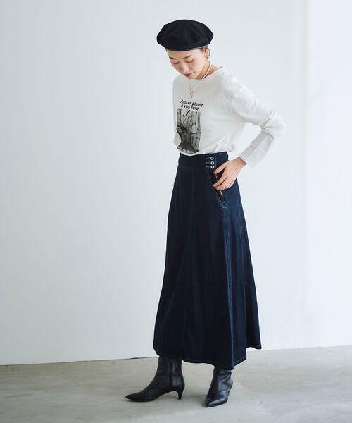 le.coeur blanc（ルクールブラン）の「モノクロフォトロンTEE（Tシャツ/カットソー・レディース・A/B・38）」の10枚目の写真