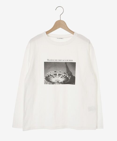 le.coeur blanc（ルクールブラン）の「モノクロフォトロンTEE（Tシャツ/カットソー・レディース・A/B・38）」の14枚目の写真