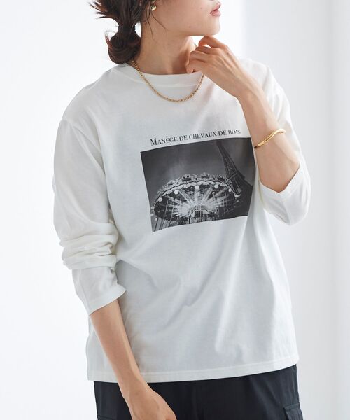le.coeur blanc（ルクールブラン）の「モノクロフォトロンTEE（Tシャツ/カットソー・レディース・A/B・38）」の18枚目の写真