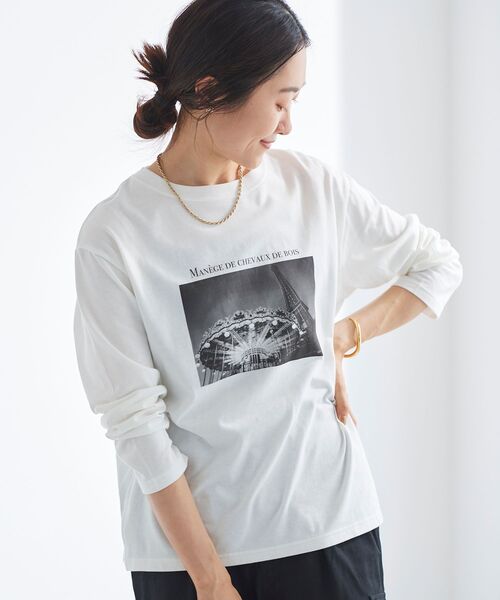 le.coeur blanc（ルクールブラン）の「モノクロフォトロンTEE（Tシャツ/カットソー・レディース・A/B・38）」の21枚目の写真