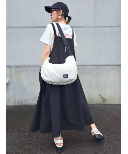 CAMP7(キャンプセブン)の「【CAMP7】ポリエステルビッグショルダー(ショルダーバッグ・レディース・ブラック/ホワイト・ONE SIZE)」の18枚目の写真