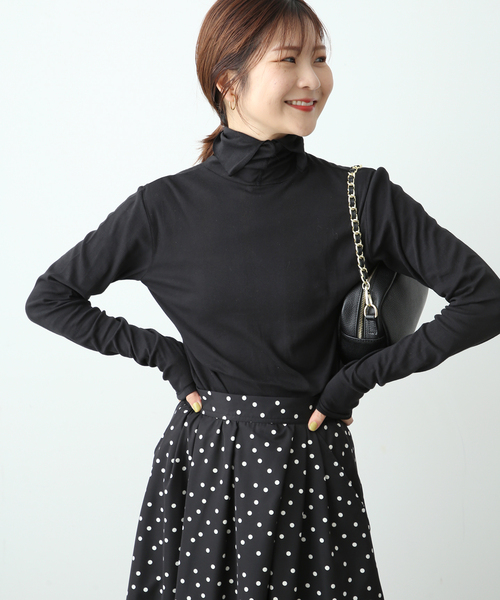 SLOBE IENA（スローブイエナ）の「【MILLER/ミラー】SLOBE別注 SHEER RIB タートルネック（その他トップス・レディース・ホワイト/グレー/アイボリー/ブラック・FREE）」の3枚目の写真