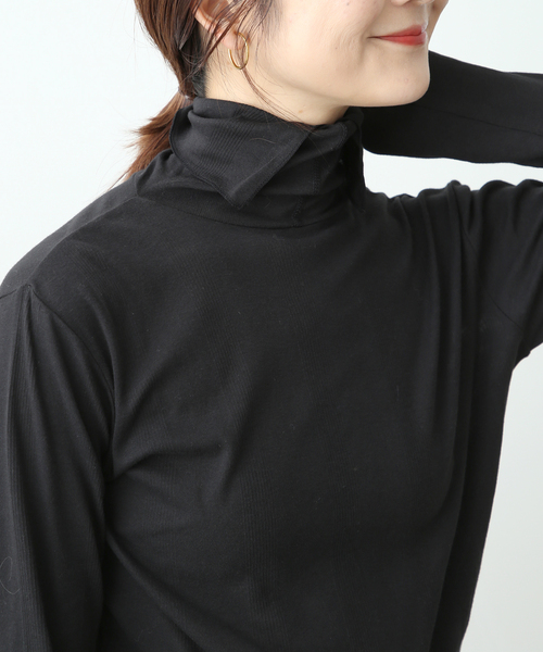 SLOBE IENA（スローブイエナ）の「【MILLER/ミラー】SLOBE別注 SHEER RIB タートルネック（その他トップス・レディース・ホワイト/グレー/アイボリー/ブラック・FREE）」の16枚目の写真