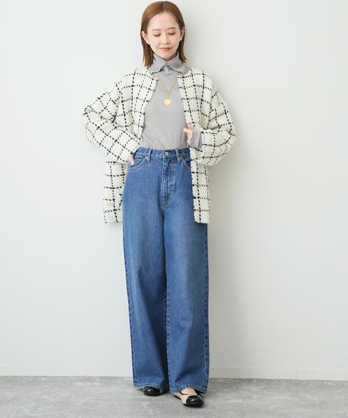 SLOBE IENA（スローブイエナ）の「【MILLER/ミラー】SLOBE別注 SHEER RIB タートルネック（その他トップス・レディース・ホワイト/グレー/アイボリー/ブラック・FREE）」の18枚目の写真