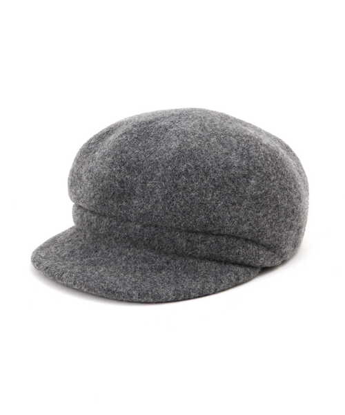 EDIT COLOGNE(エディットコロン)の「ウールキャスケット(キャスケット・レディース・グレー/ベージュ・フリ-)」の3枚目の写真