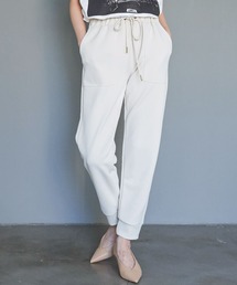 mili an deni（ミリアンデニ）の「スクーバ素材ジョガーパンツ（スラックス）」