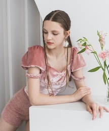 lilLilly（リルリリー）の「ドールベロアトップス【セットアップ対応 