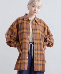 WHIMSIC | 【UNISEX/SETUP対応】オンブレチェックレギュラーカラーシャツ(シャツ/ブラウス)