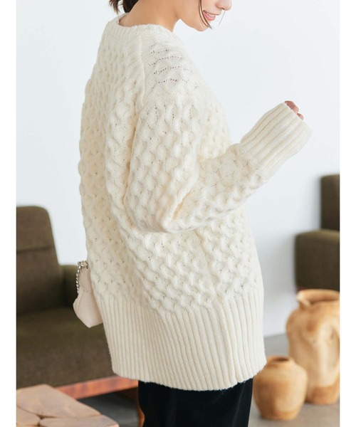 セール】アランケーブルルーズニット（ニット/セーター）｜fifth