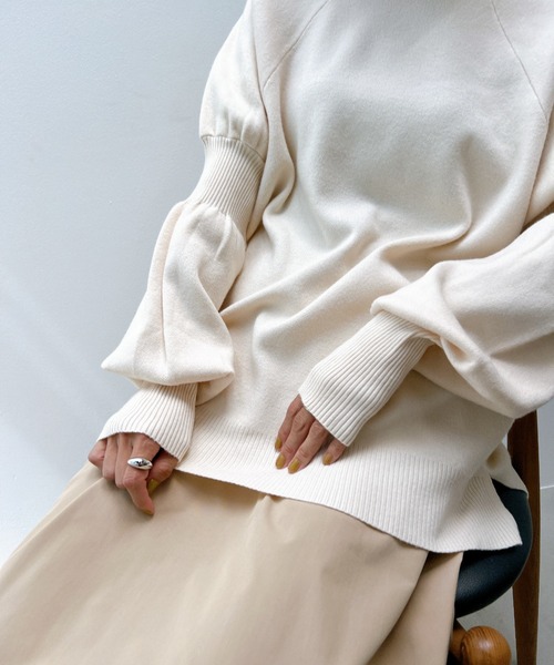 y/m（イム）の「バルーンスリーブニットトップス（ニット/セーター