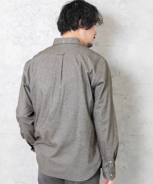 URBAN RESEARCH ROSSO MEN（アーバンリサーチロッソメン）の「『抗菌/防臭』『XXLサイズあり』ハイパフォーマンスフランネルシャツ（シャツ/ブラウス・メンズ・ブラック/ネイビー/グレー系その他/ボルドー/カーキ/アイボリー/グレー/ブラウン系その他/ブルー系その他・SMALL/X-LARGE/MEDIUM/LARGE/XX-LARGE）」の10枚目の写真