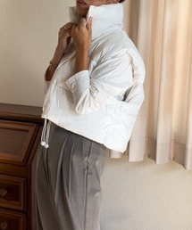 Ritzy | ショート丈 エコダウンベスト(ダウンベスト)