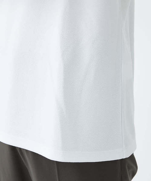 MK MICHEL KLEIN HOMME (エムケーミッシェルクランオム)の「ナシジ Vネックロングスリーブ(Tシャツ/カットソー・メンズ・ブラック/ホワイト・48/46)」の9枚目の写真