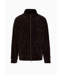EMPORIO ARMANI | 【エンポリオ アルマーニ】フルジップスウェットシャツ オールオーバー シェニールパターン(スウェット)