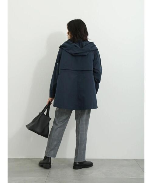 Samansa Mos2 blue（サマンサモスモスブルー）の「チェックタックテーパードパンツ（その他パンツ・レディース・ブラウン/グレー/キナリ・F）」の8枚目の写真